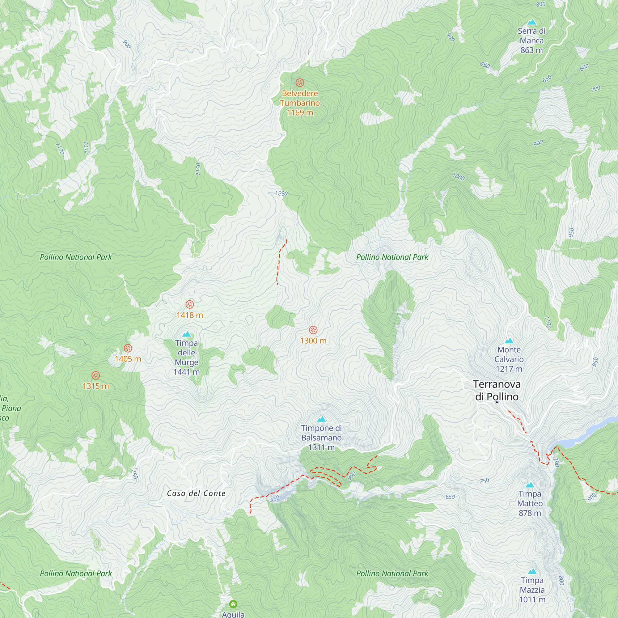 Aquila Verde map