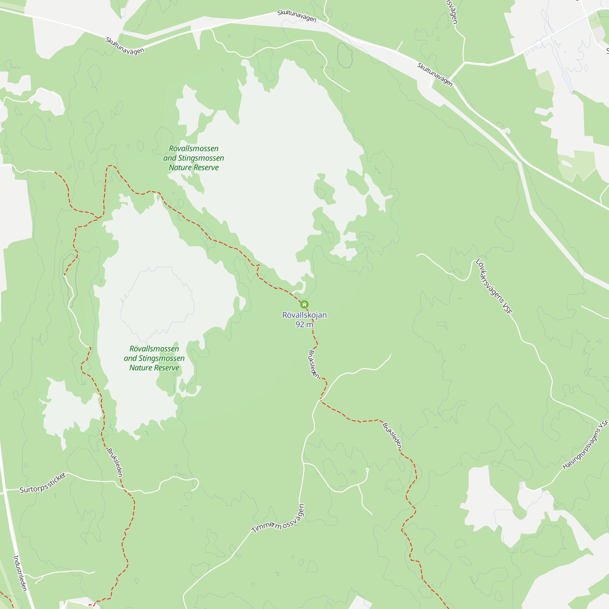 Rövallskojan map