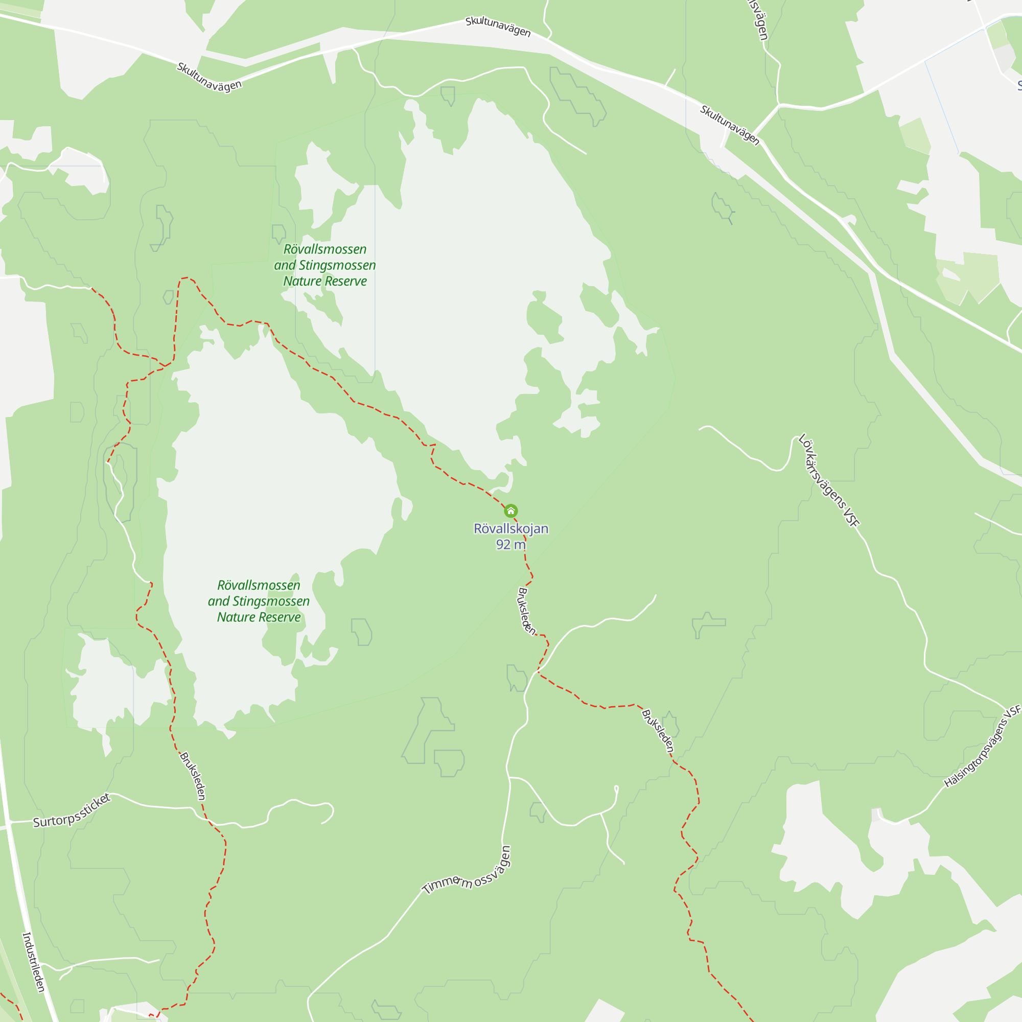 Rövallskojan map