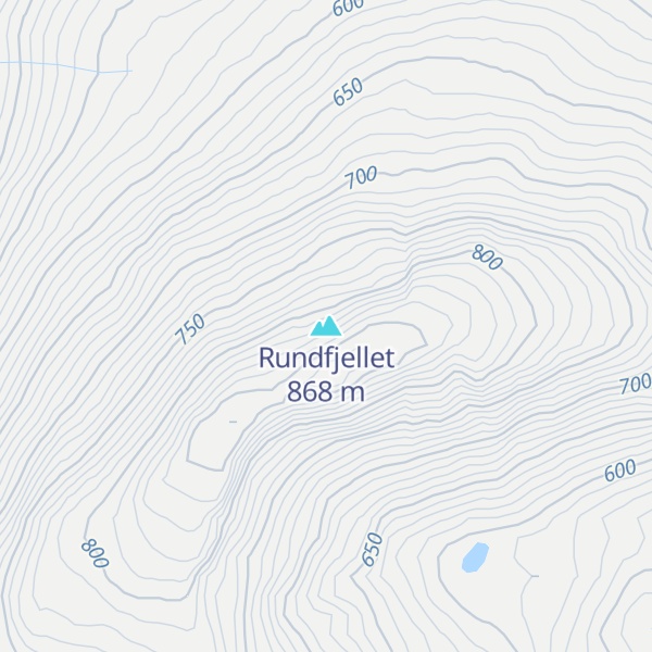 Map of Rundfjellet