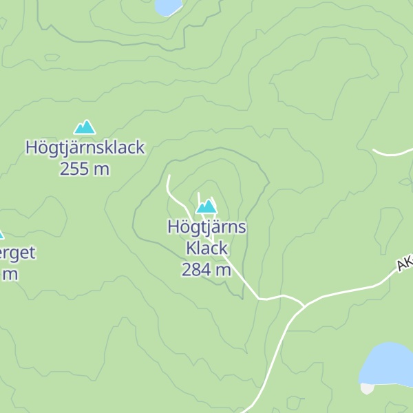 Map of Högtjärns Klack