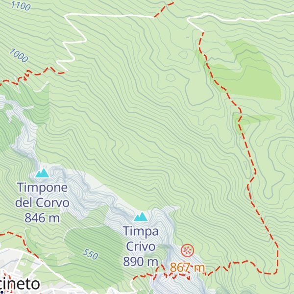 Map of Rifugio della Giumenta