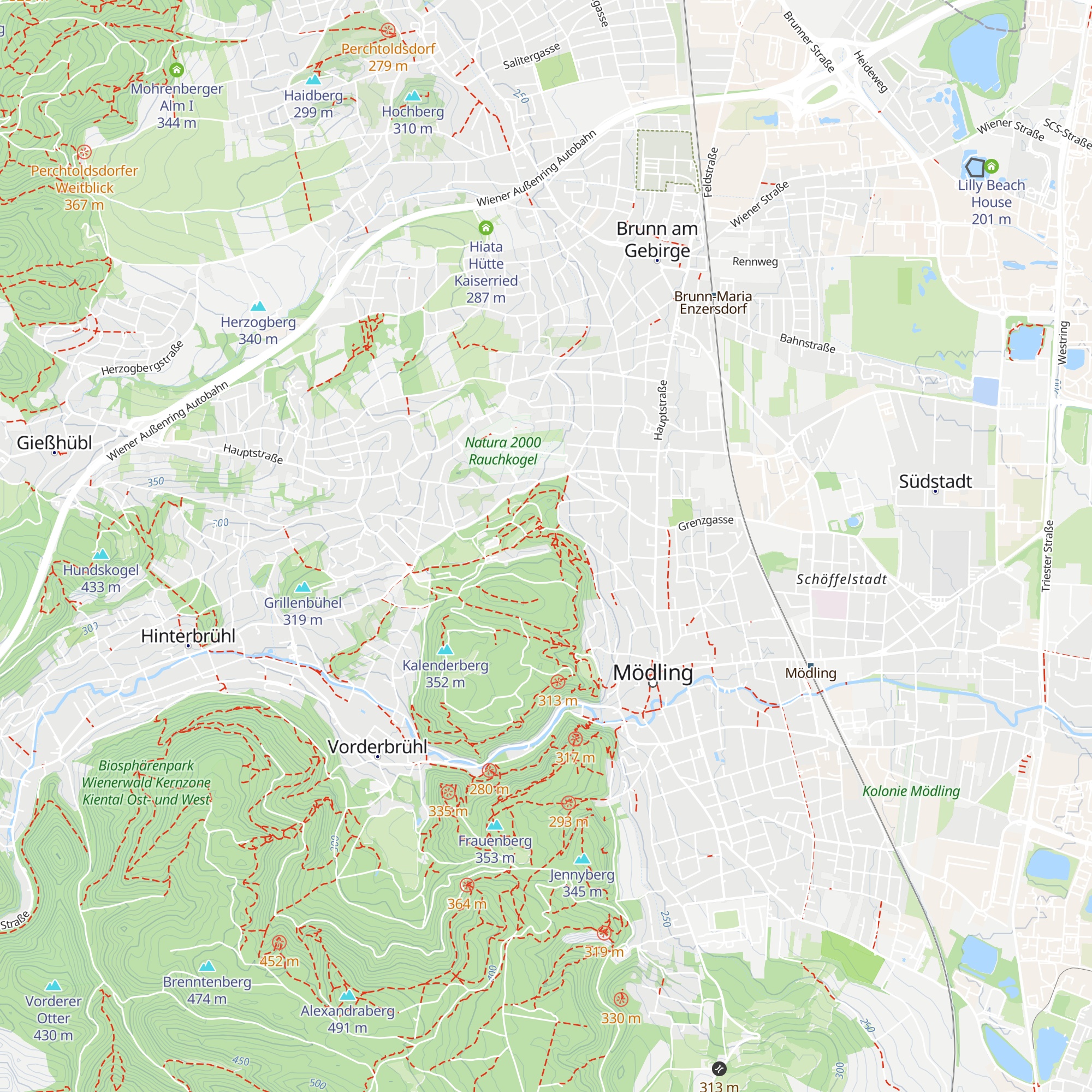 Pfadfinder Maria Enzersdorf Liechtenstein map
