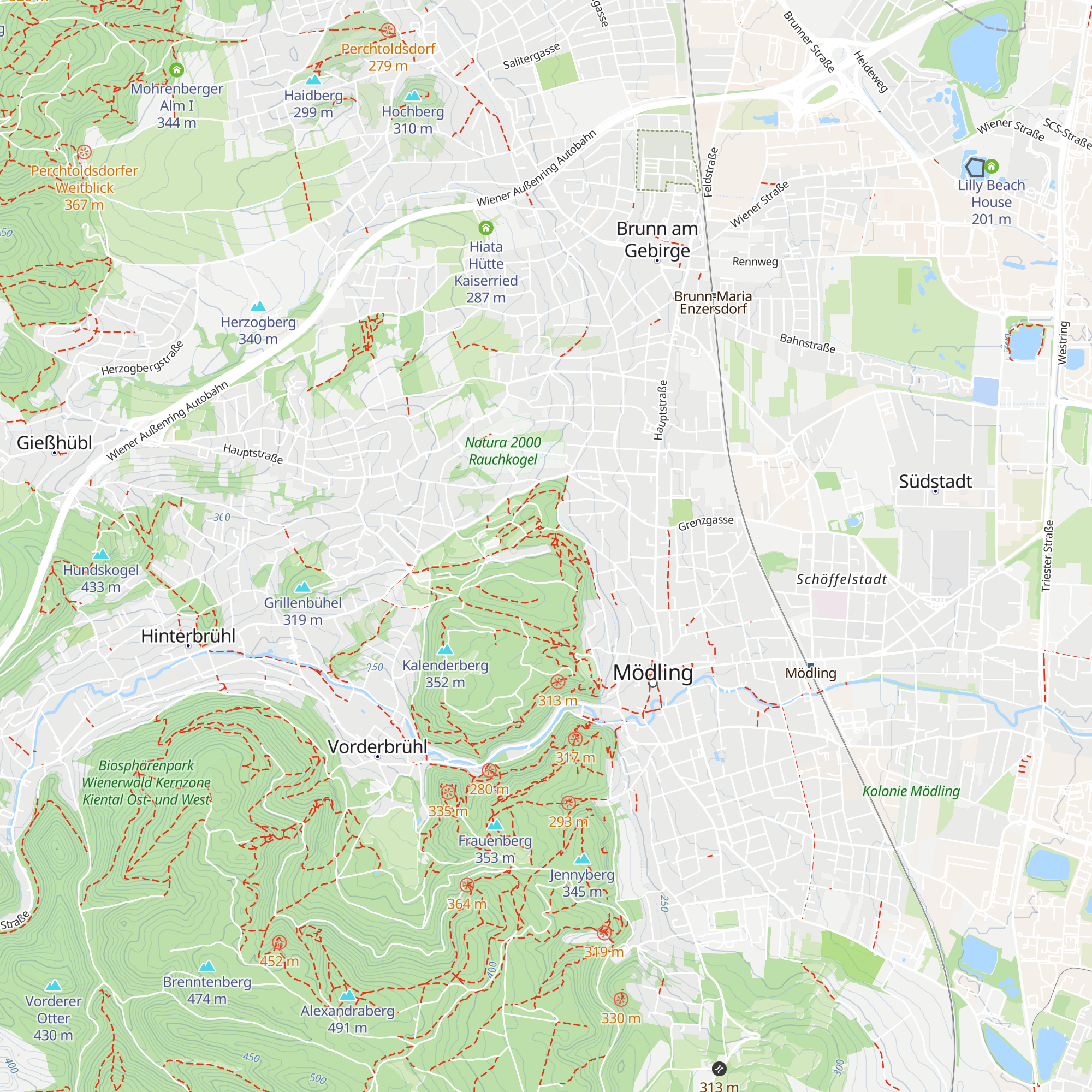 Pfadfinder Maria Enzersdorf Liechtenstein map
