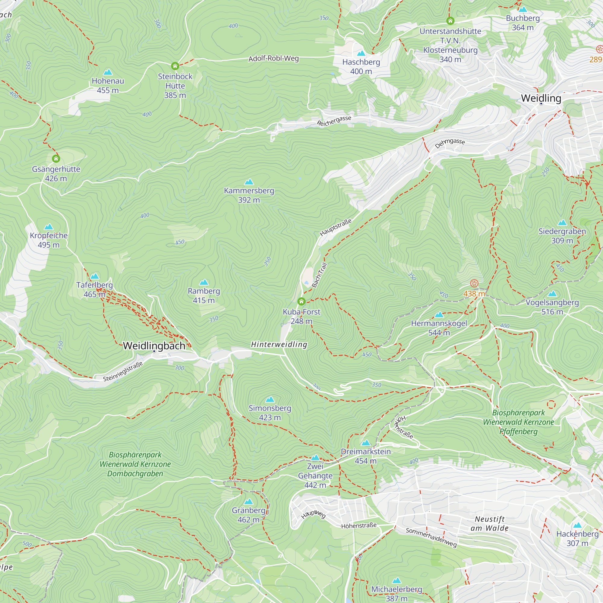 Kuba Forst map