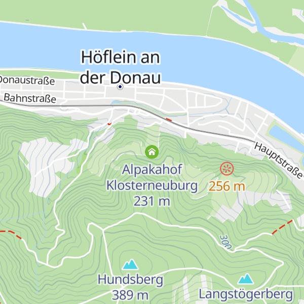 Map of Alpakahof Klosterneuburg
