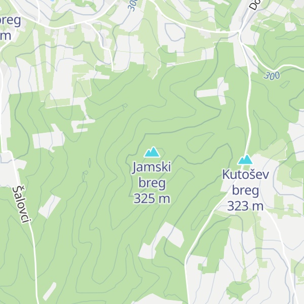 Map of Jamski breg