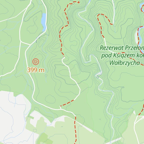 Map of Borowiec Mały