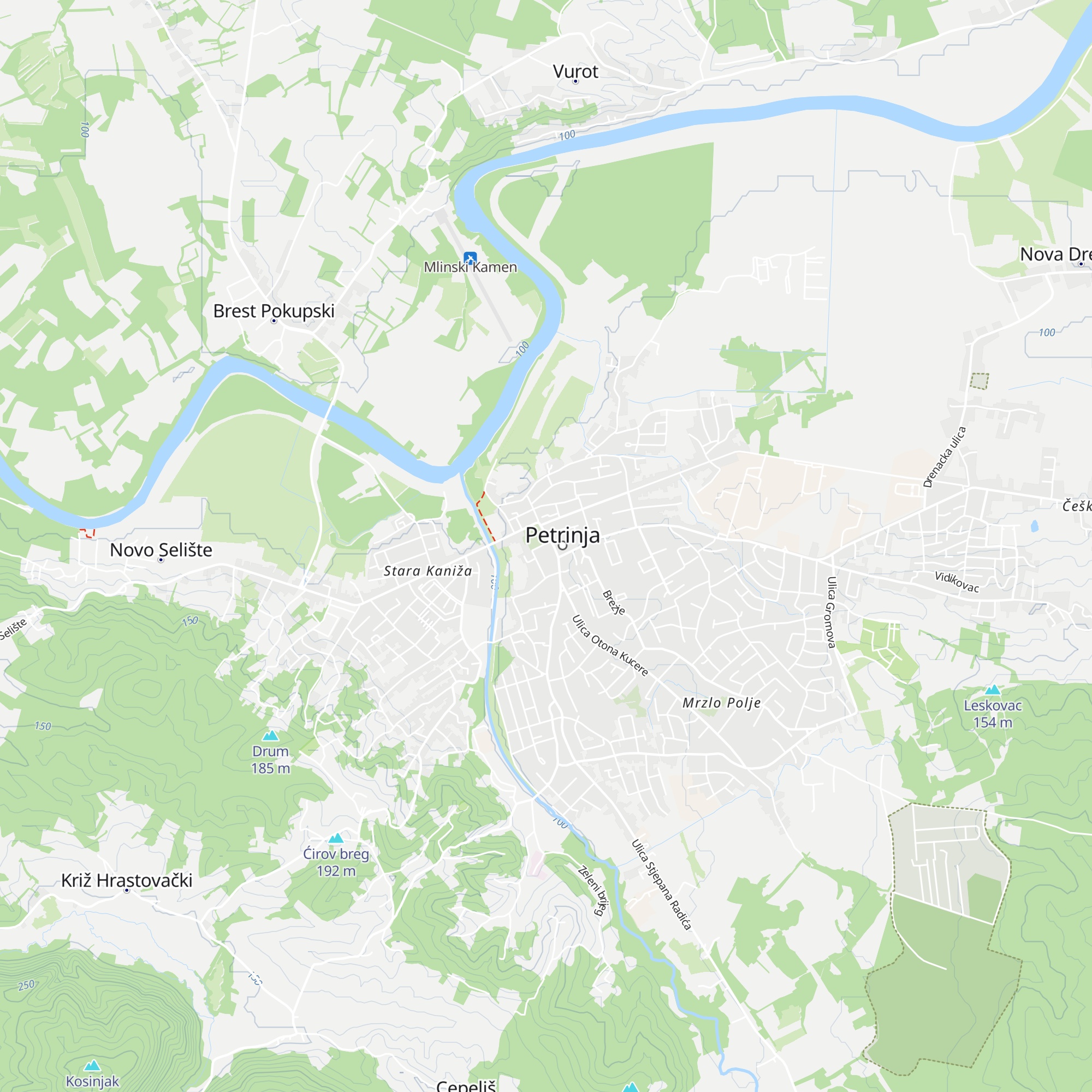 Turistička zajednica Grada Petrinje map