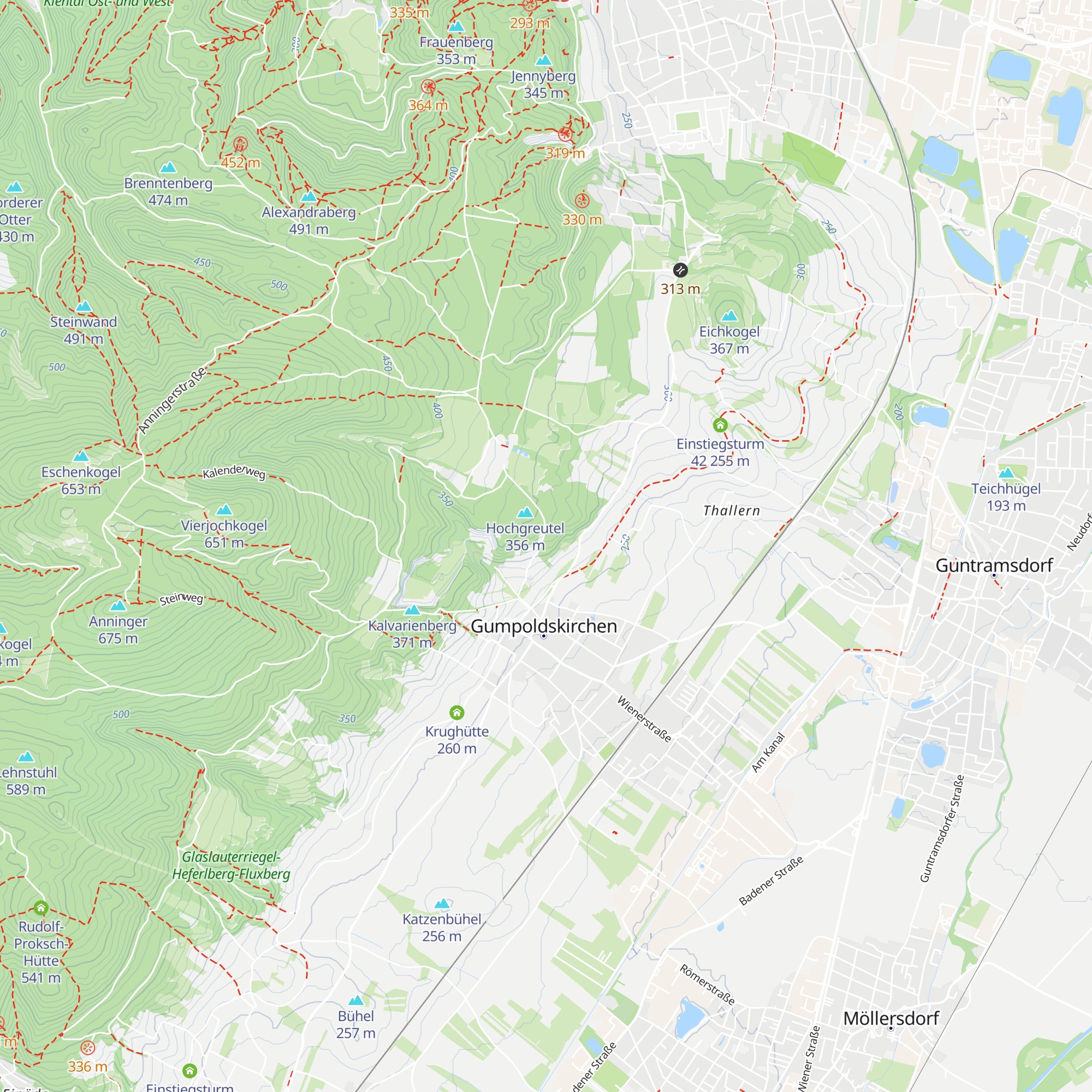 Hochkräutl map