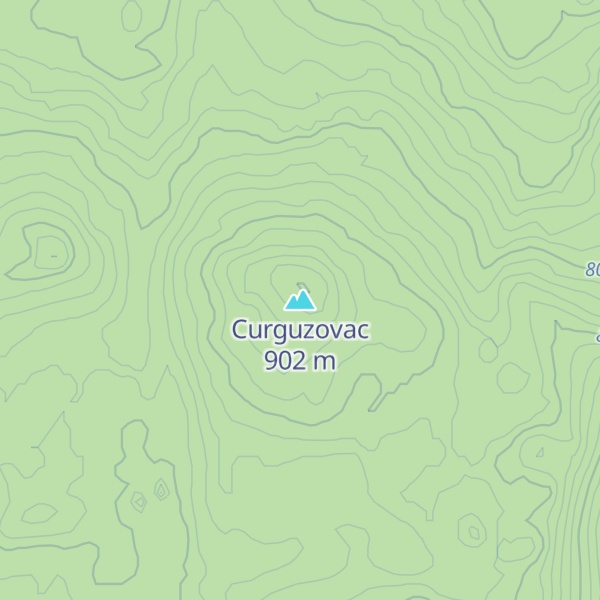 Map of Curguzovac