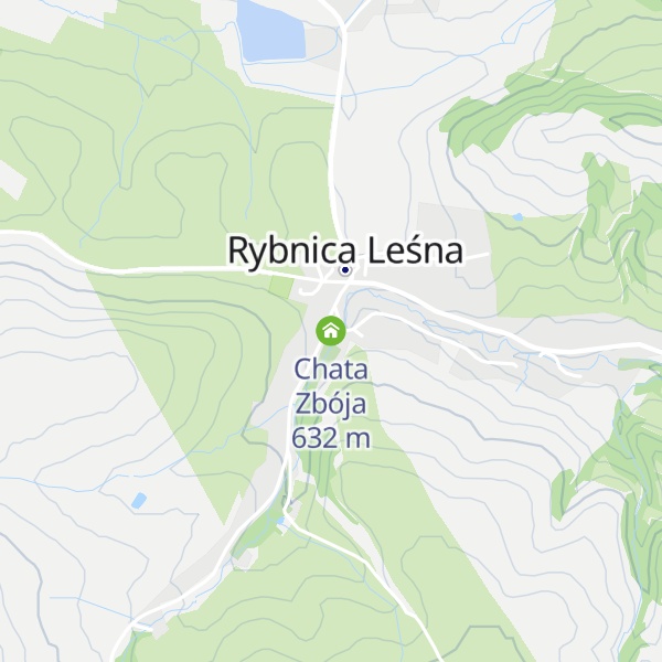 Map of Chata Zbója