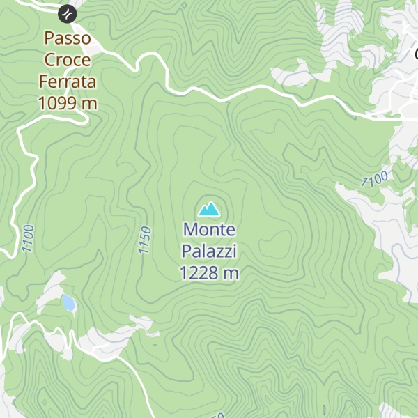 Map of Monte Palazzi