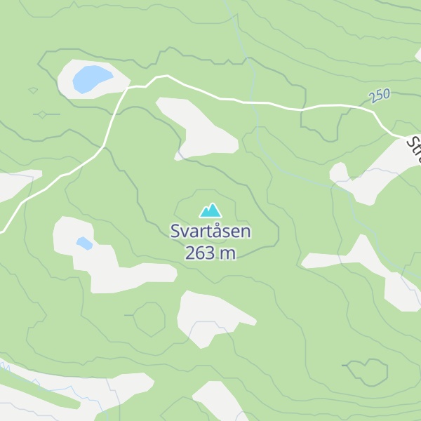 Map of Svartåsen