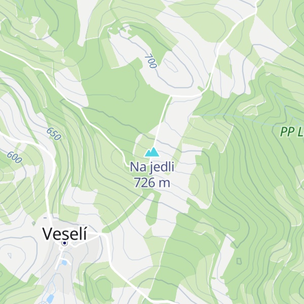Map of Na jedli