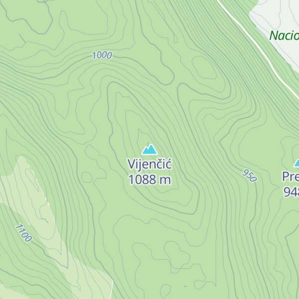 Map of Vijenčić