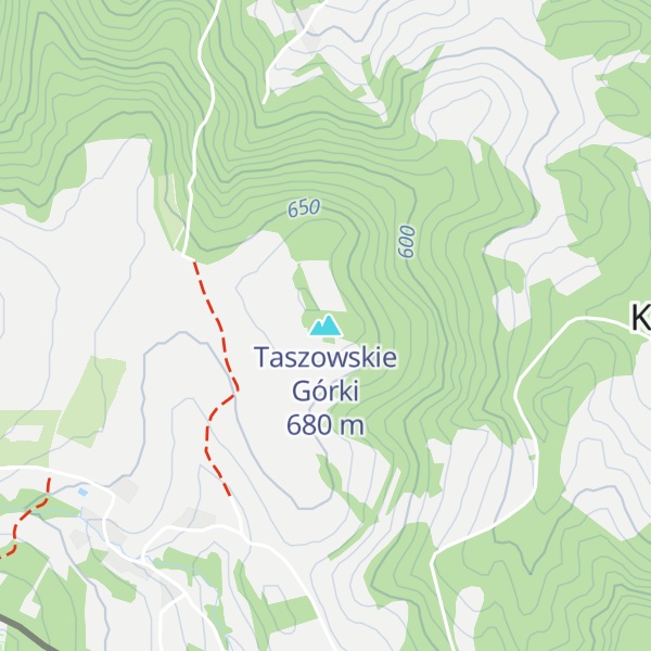 Map of Taszowskie Górki