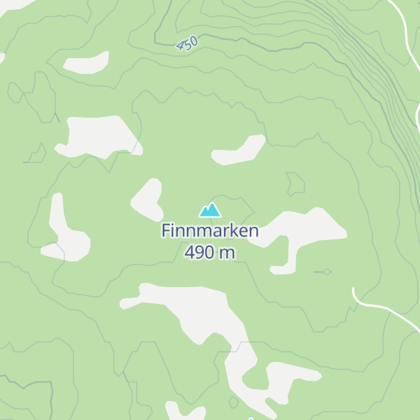 Map of Finnmarken