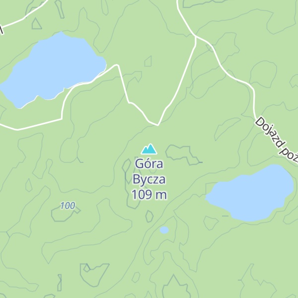 Map of Góra Bycza