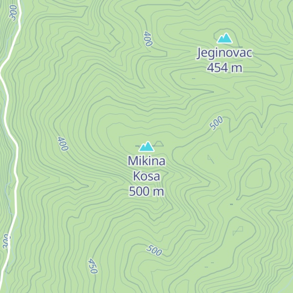 Map of Mikina Kosa
