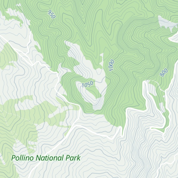 Map of Timpa S. Nicola
