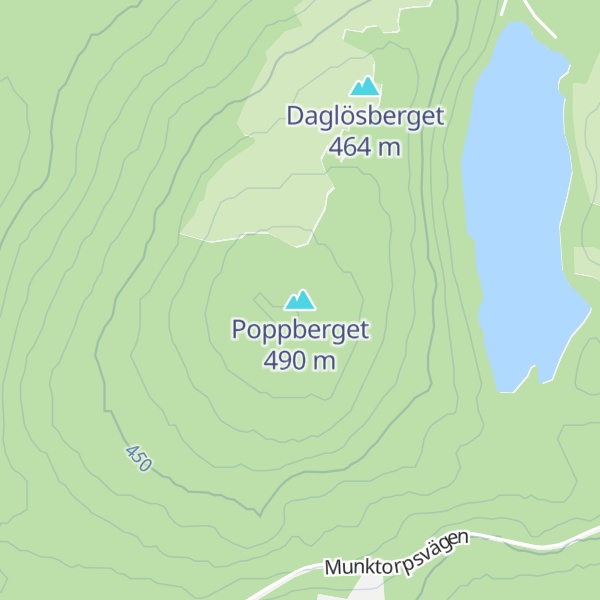 Map of Poppberget
