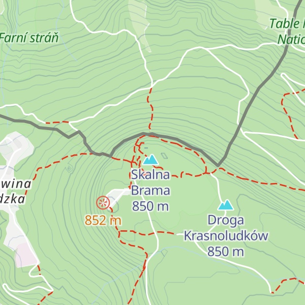 Map of Kurza Stopka