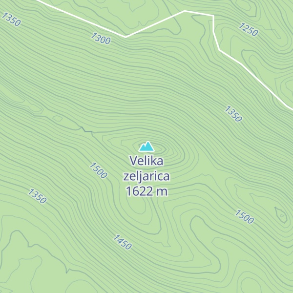 Map of Velika zeljarica