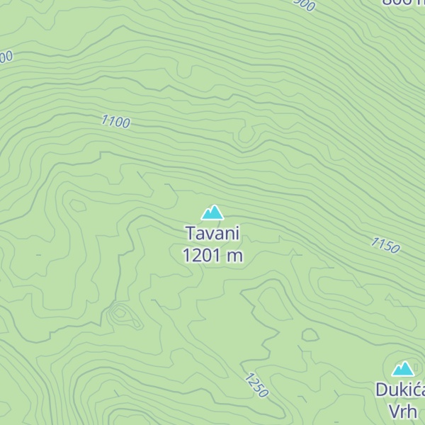 Map of Tavani