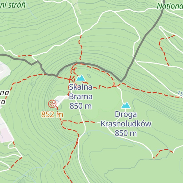 Map of Końska Noga
