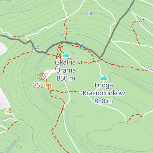 Map of Lwia Łapa