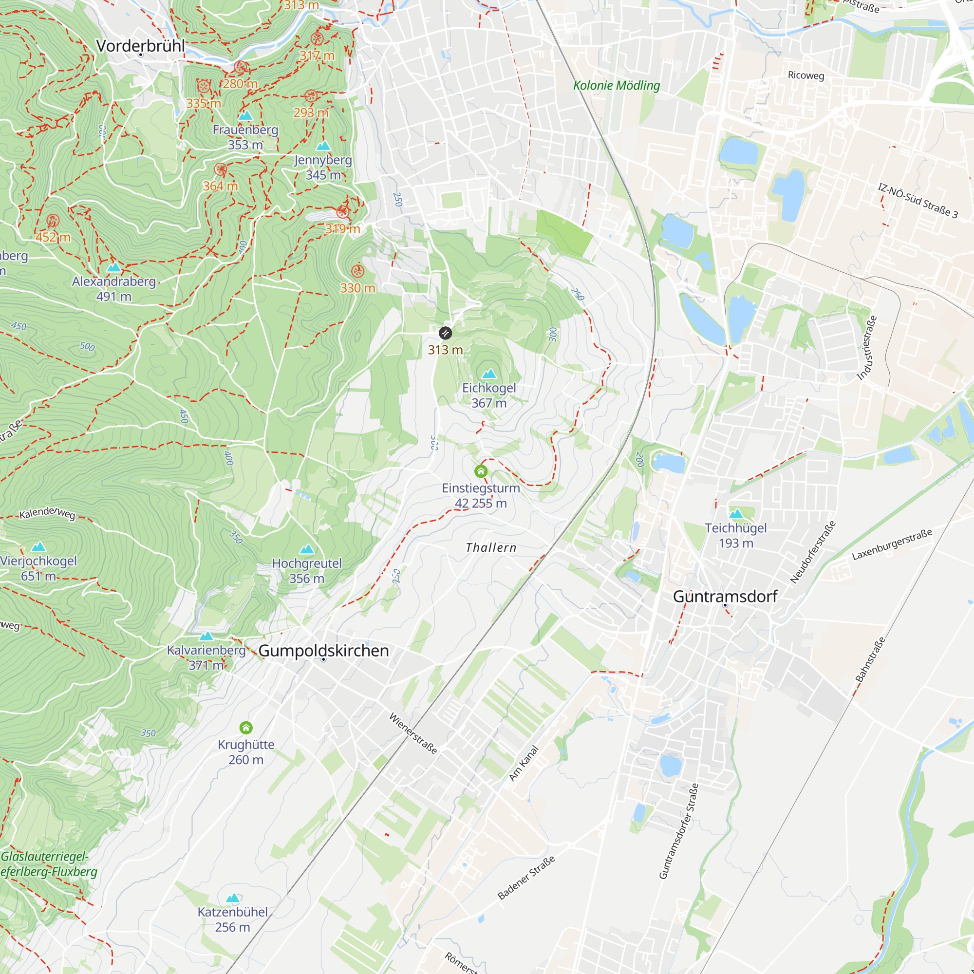 Habachts Weingartenhütte map