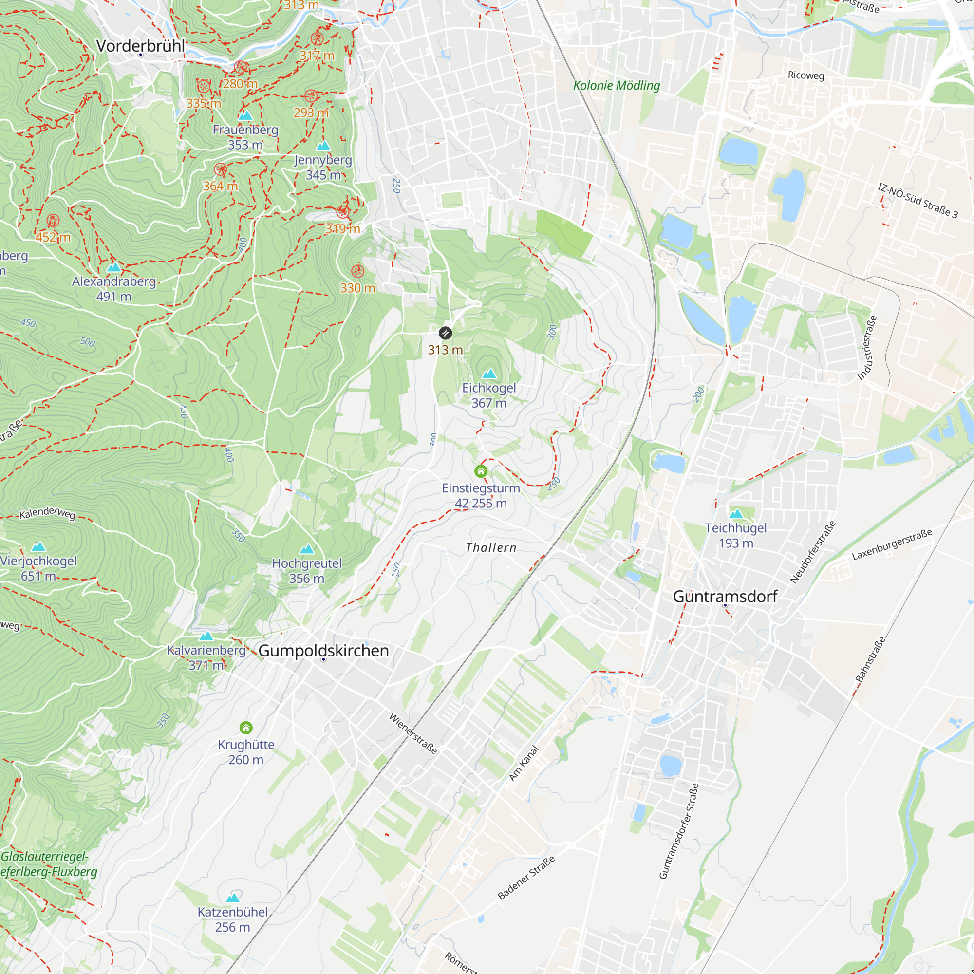 Habachts Weingartenhütte map