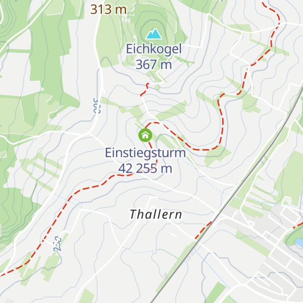 Map of Habachts Weingartenhütte