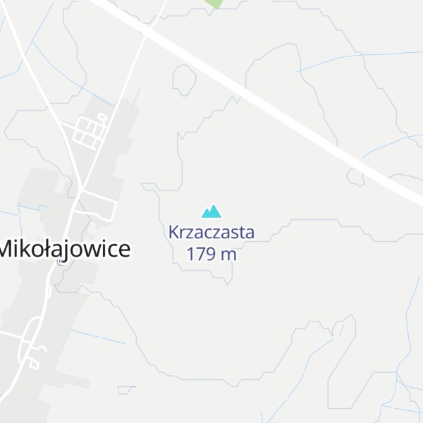 Map of Krzaczasta