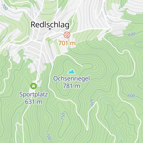 Map of Ochsenriegel