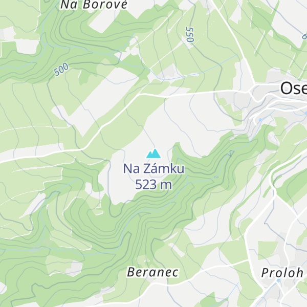Map of Na Zámku