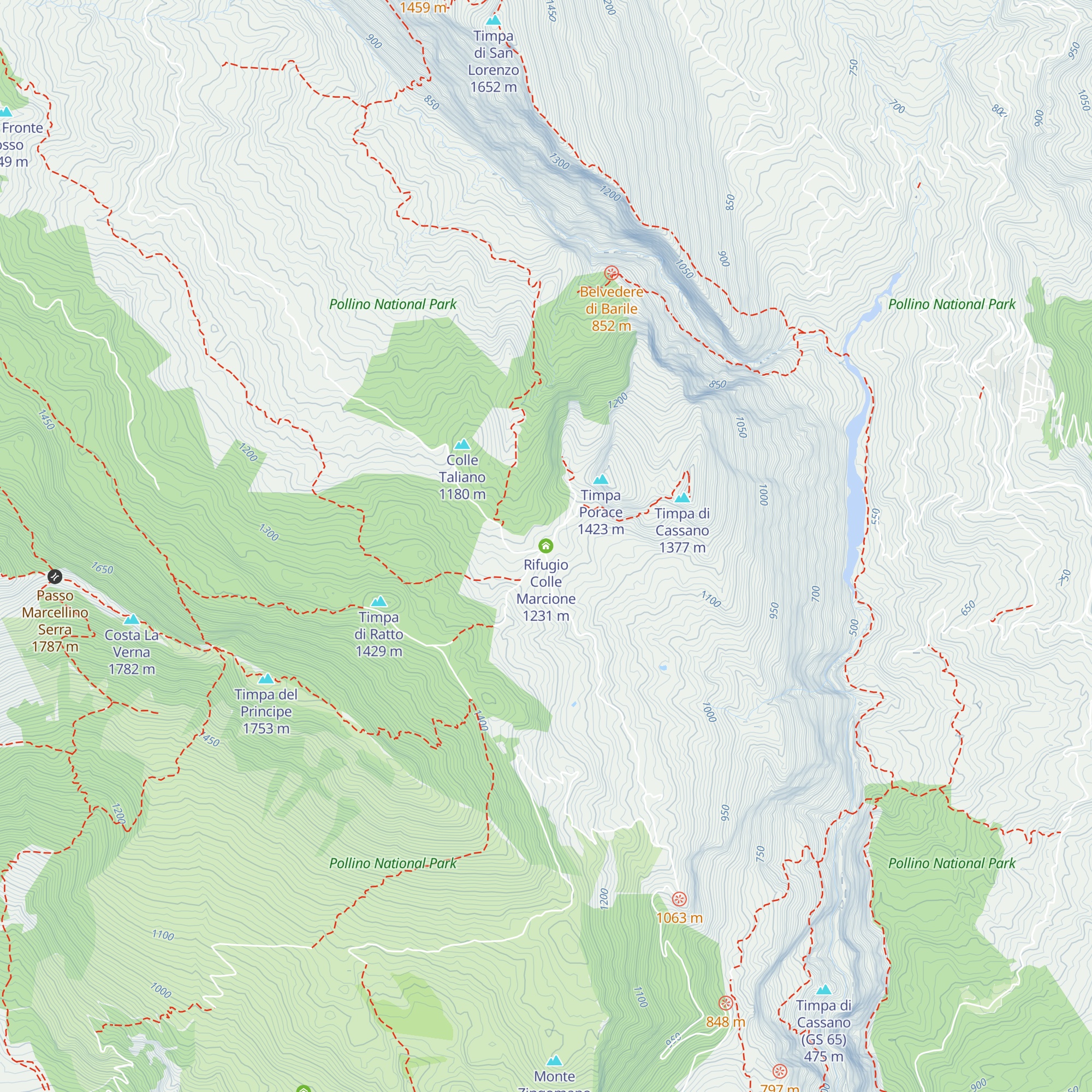 Rifugio Colle Marcione map
