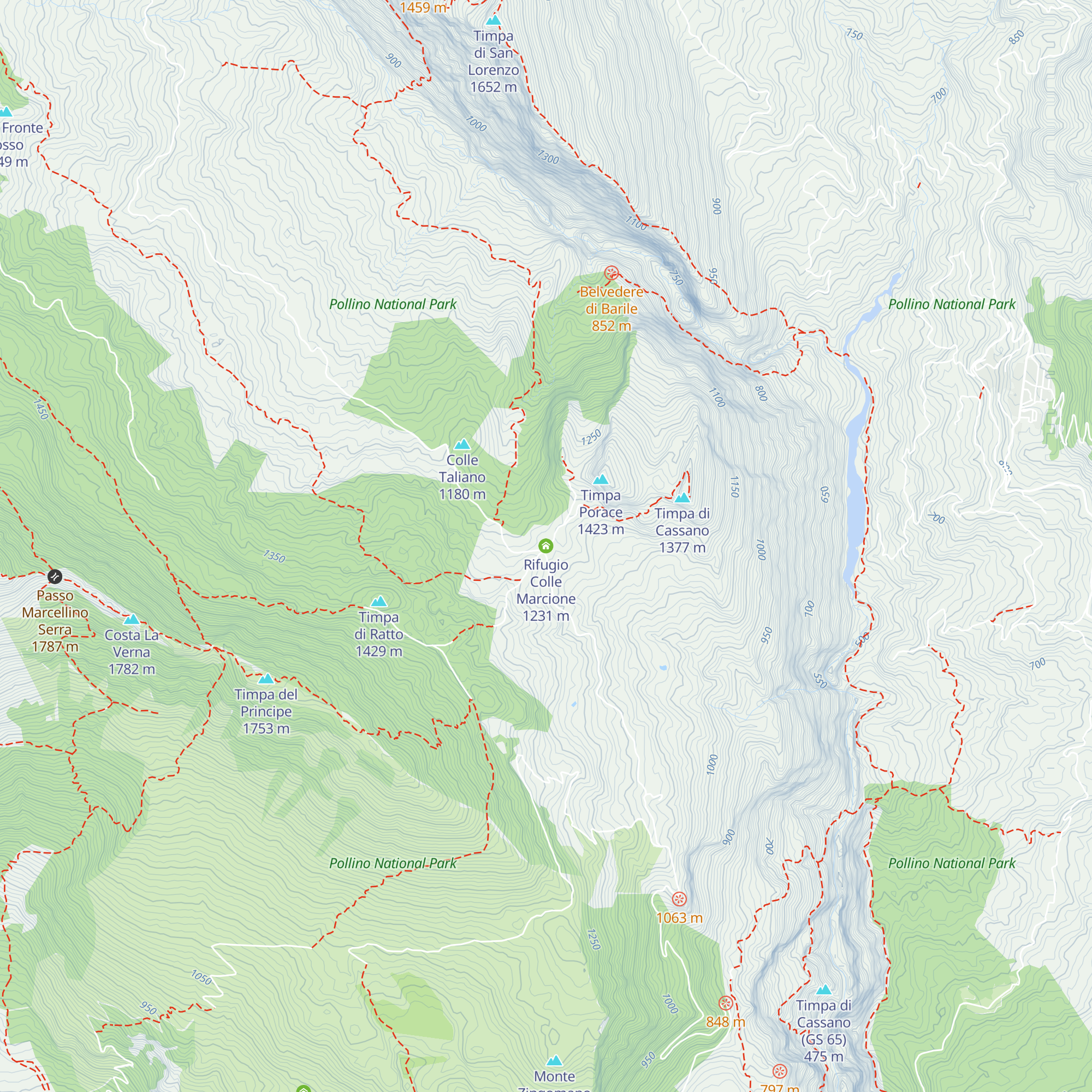 Rifugio Colle Marcione map