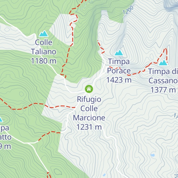 Map of Rifugio Colle Marcione