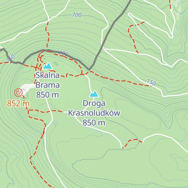 Map of Droga Krasnoludków