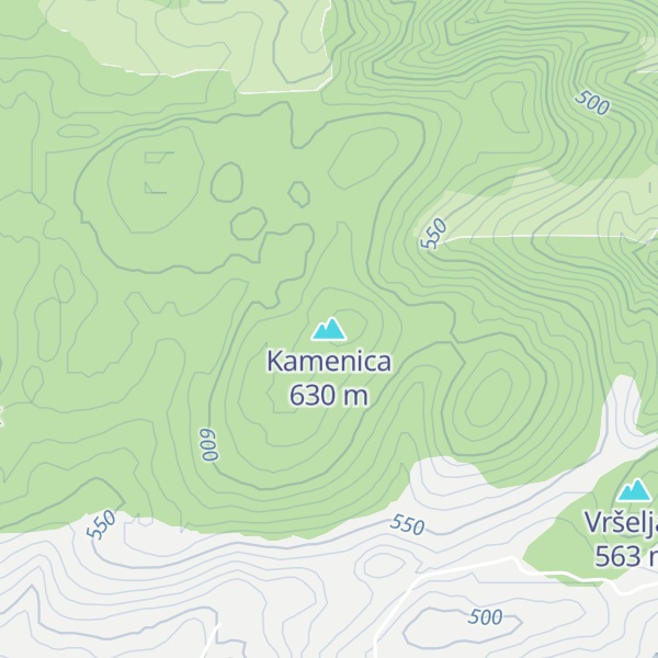 Map of Kamenica