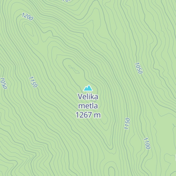 Map of Velika metla