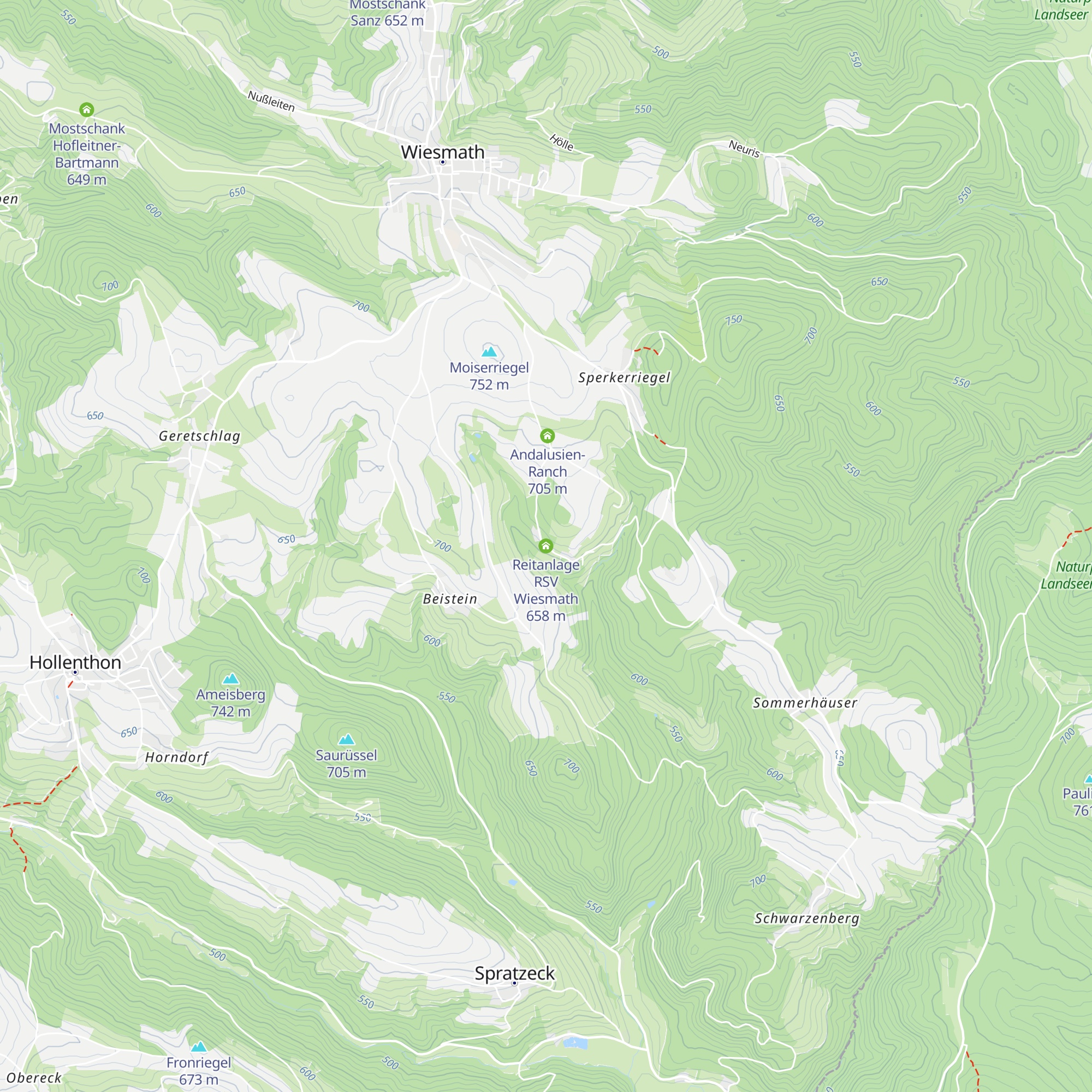Reitanlage RSV Wiesmath map