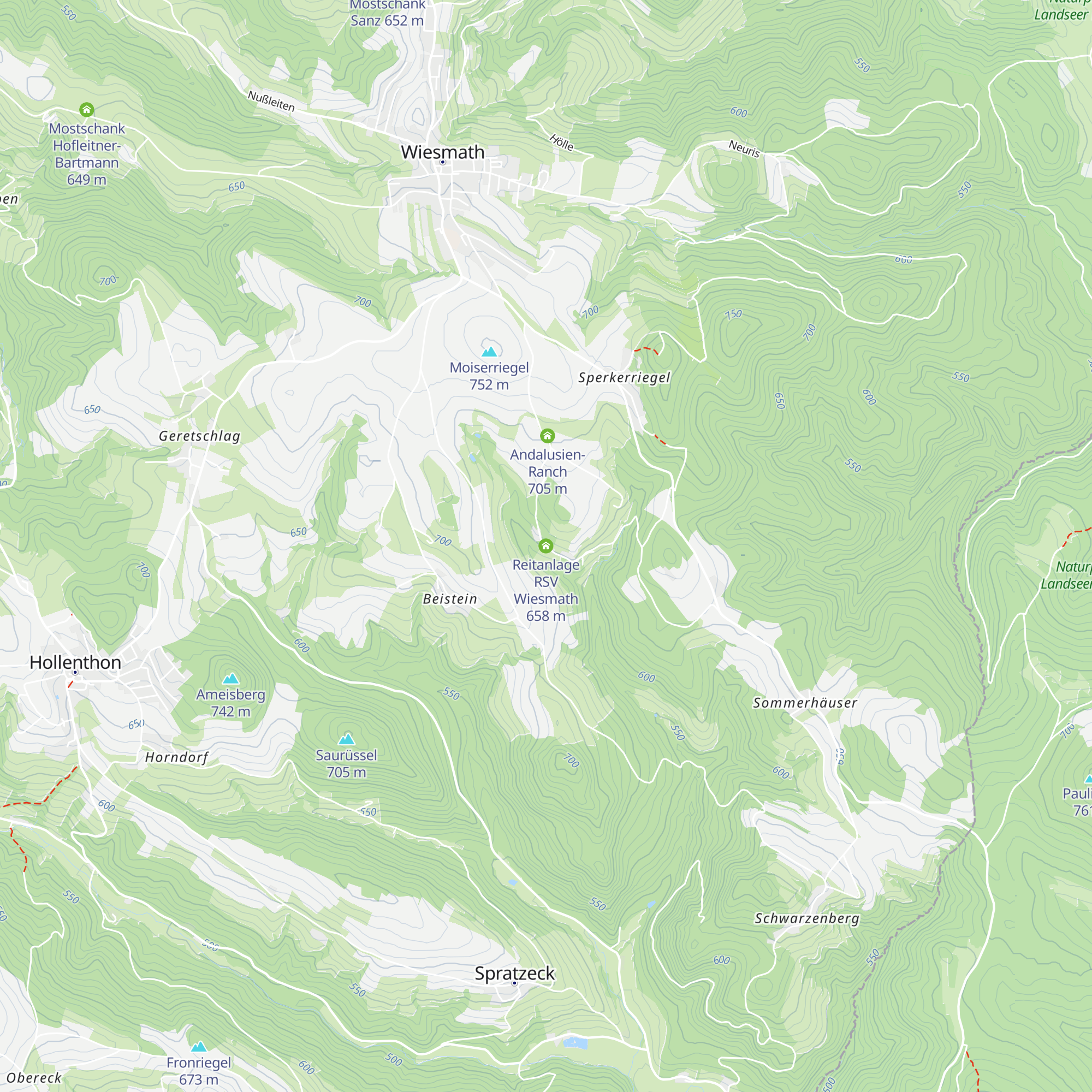 Reitanlage RSV Wiesmath map