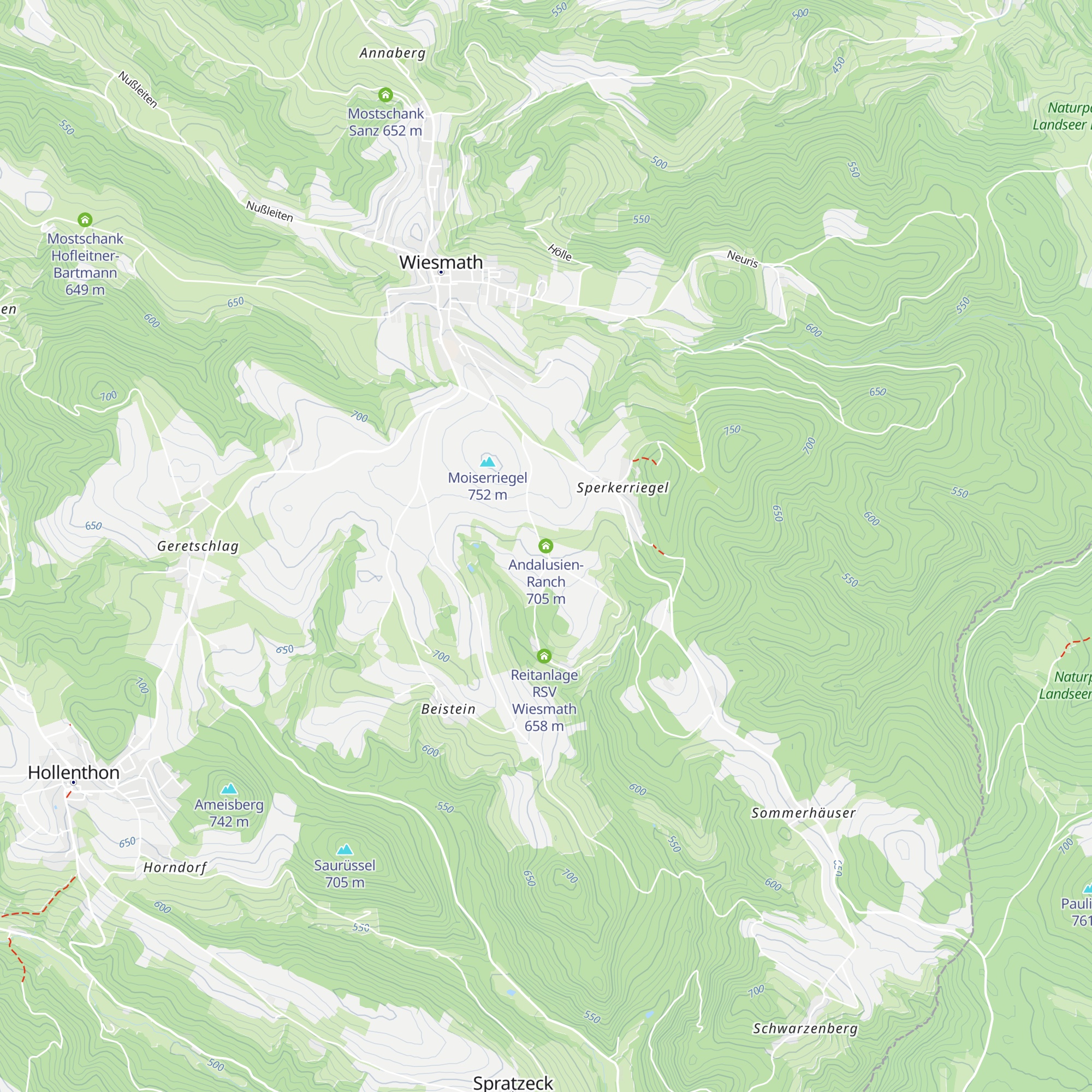Andalusien-Ranch map