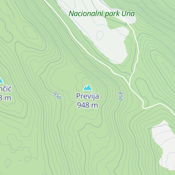 Map of Previja