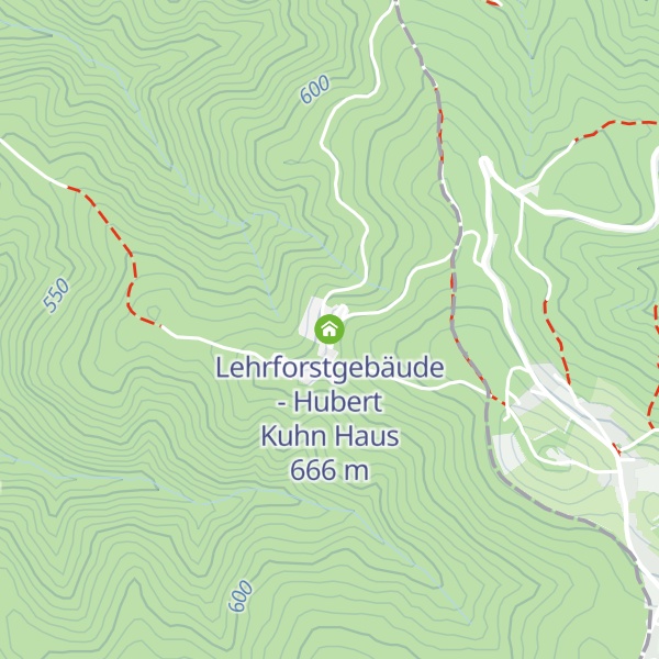 Map of Lehrforstgebäude - Hubert Kuhn Haus