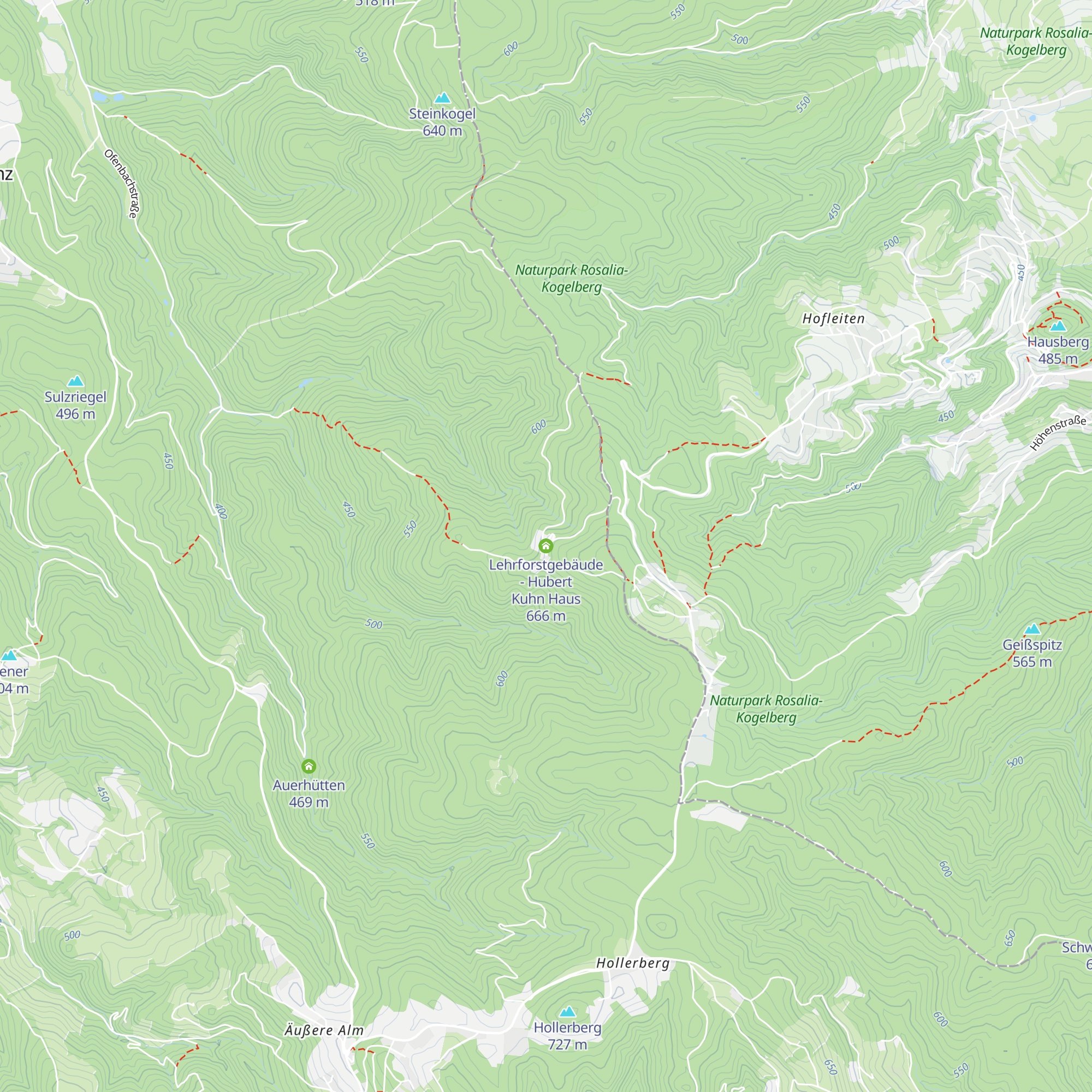 Lehrforstgebäude - Hubert Kuhn Haus map
