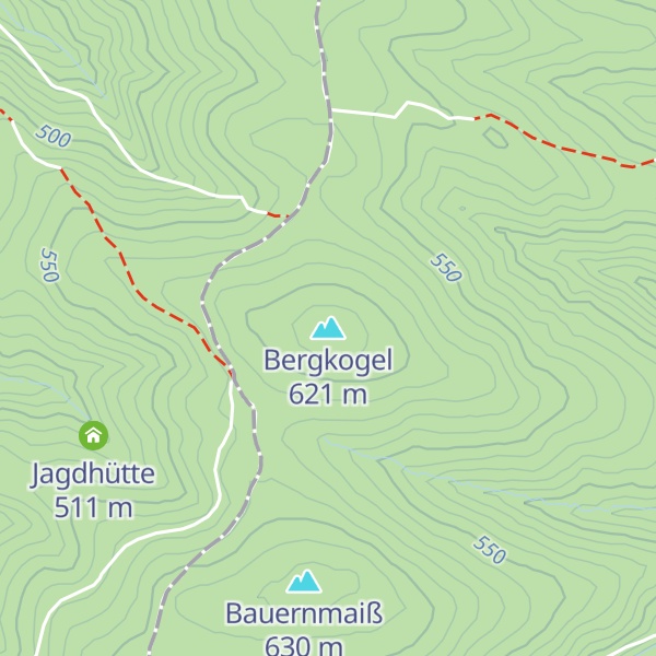 Map of Bergkogel